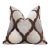 Luxury Moroccan Genuine Hair-on Cowhide Pillow 18x18 | Handmade For Sale