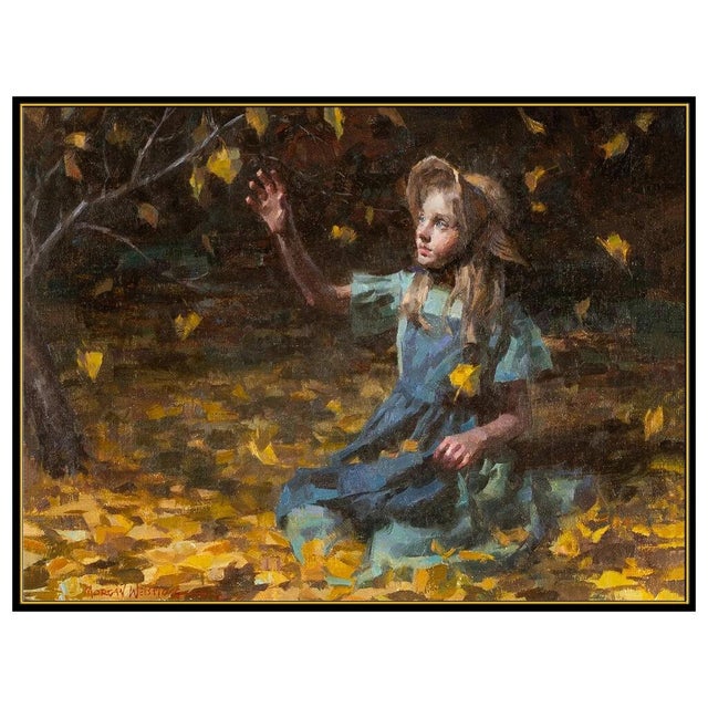 Message us to inquire about custom framing options! (Included for free with every purchase) The artwork here, "Fall", is a...