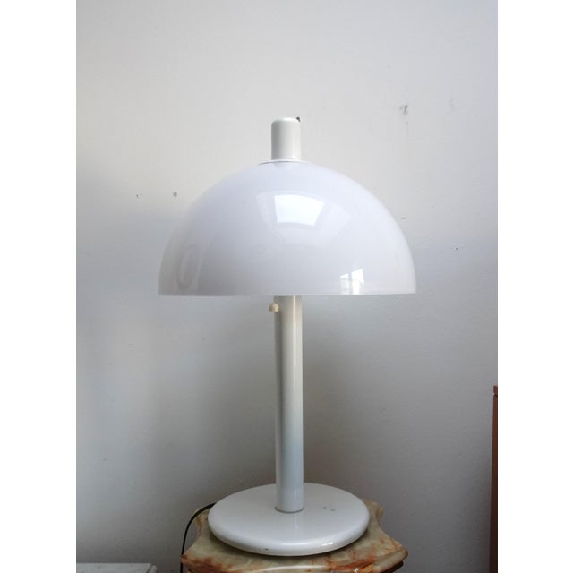 Large Dutch Space Age Acrylic and Metal Table Lamp, 1970s For Sale - Image 6 of 11