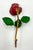 Mid 20th Century Vintage Italian Tole Red Rose Wall Hook For Sale - Image 5 of 6