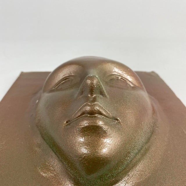 Studio Pottery Wall Face Sculpture For Sale - Image 9 of 13