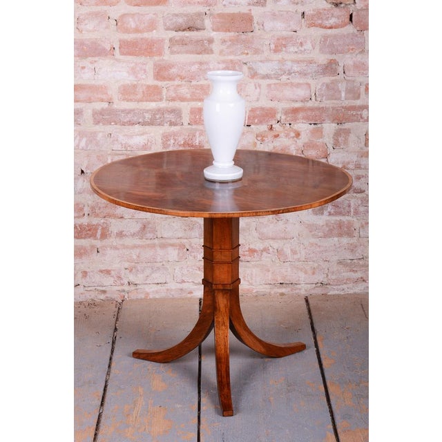 Biedermeier Coffee Table in Walnut, Austria, 1830s For Sale - Image 9 of 13