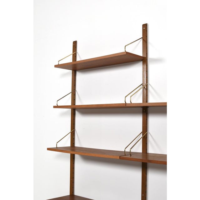 Mid-Century Scandinavian Teak Royal System by Poul Cadovius for Cado, Denmark, 1960s For Sale - Image 6 of 12