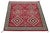 Contemporary Southwest Navajo Style Crimson Wool Rug With Geometric Diamond For Sale - Image 11 of 11