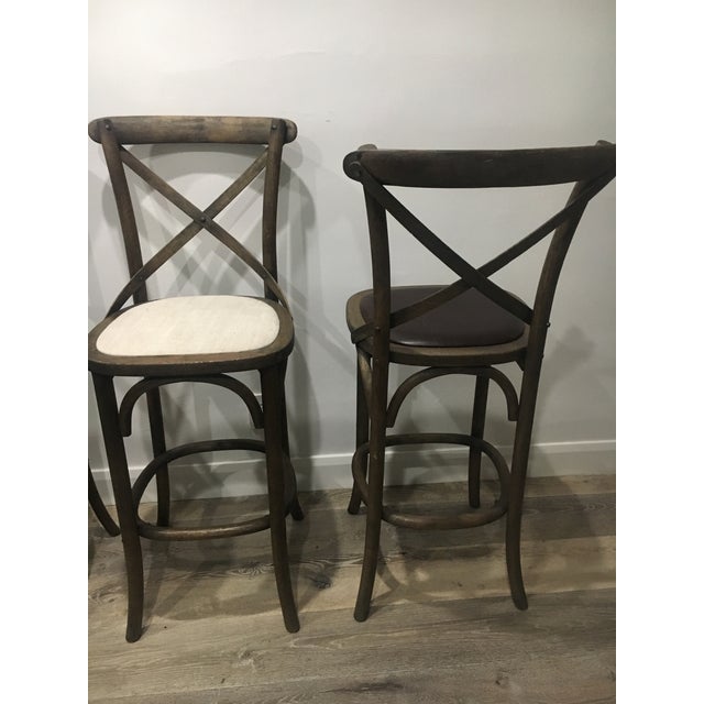 Restoration Hardware Madeleine Bar Stools Set of 3 Chairish