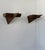 Vintage Metal Wall Sconces with Rust-Like Patina, France, 1970, Set of 2 For Sale - Image 4 of 8