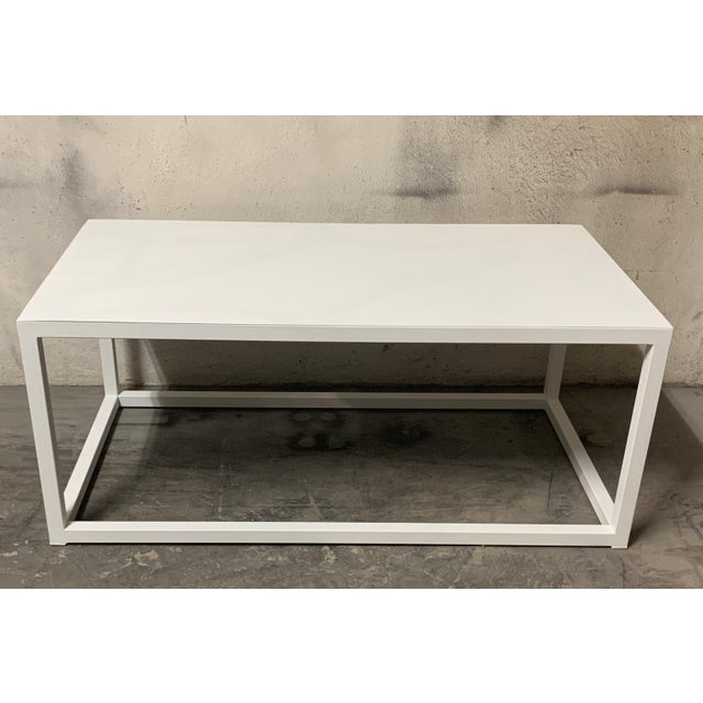 New Modern Iron Rectangular Table, Indoor or Outdoor For Sale - Image 9 of 18