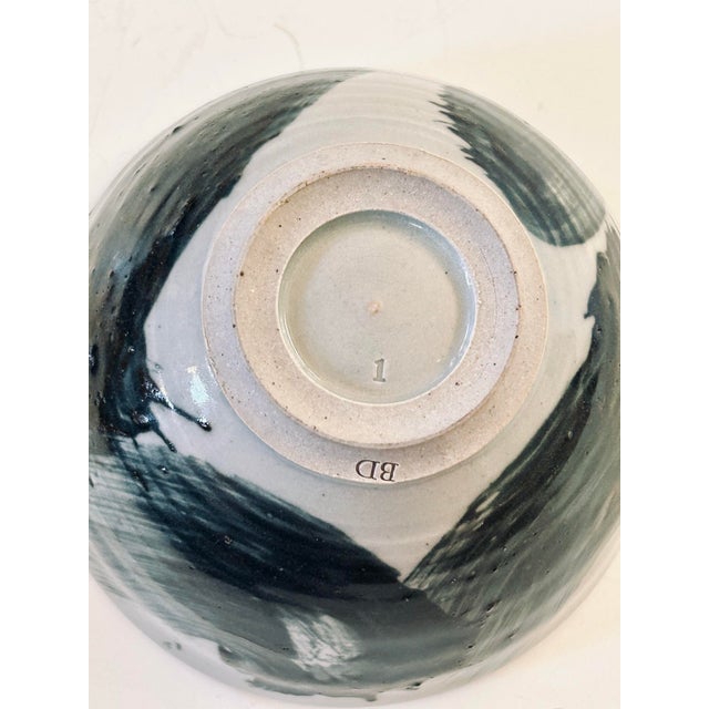 Californian Artist Hand Thrown Ceramic Bowl For Sale In San Francisco - Image 6 of 8