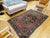 Early 20th Century Bidjar Rug, Hand-Knotted Wool, Medallion Geometric Pattern, Red & Blue, 5x7 For Sale - Image 15 of 18