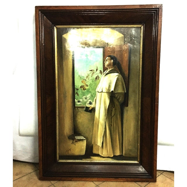 Religious Scene, 1931, Oil Painting on Board, Framed For Sale - Image 4 of 18