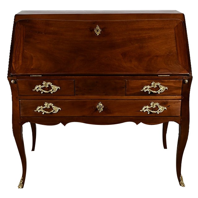 Small Louis XV Mahogany Secretaire For Sale