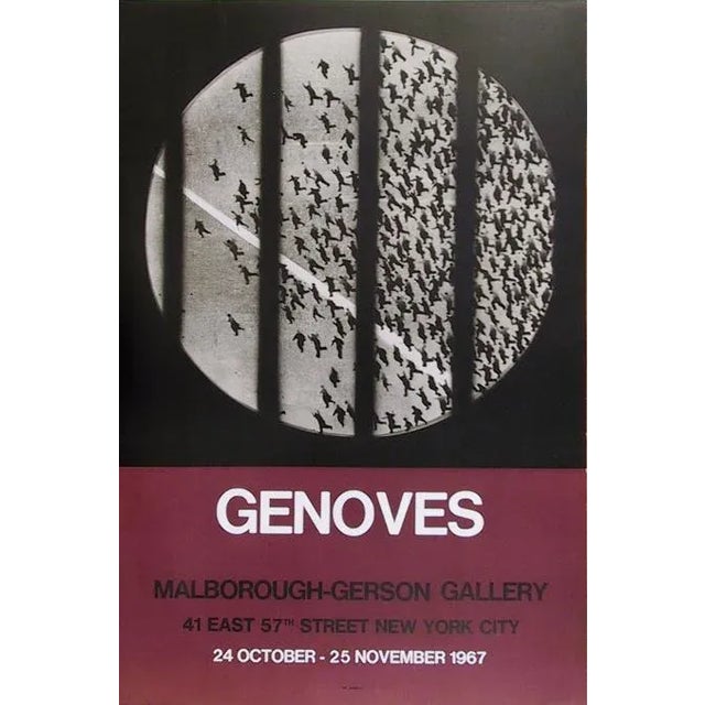 Marlborough - Gerson Gallery Juan Genovés Year: 1967 Size: 30 in. x 20 in. Poster