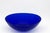 Late 20th Century Vintage Cobalt Blue Art Glass Decorative Bowl For Sale - Image 5 of 5