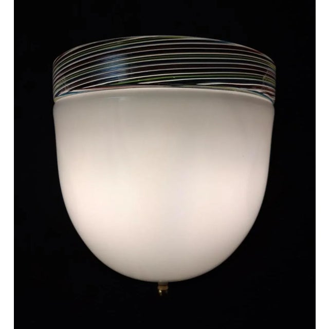 1960s 1960s Milky White Murano Sconce For Sale - Image 5 of 10