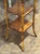 Mid-Century Modern Vintage Italian Bamboo and Oak Side Table For Sale - Image 3 of 7
