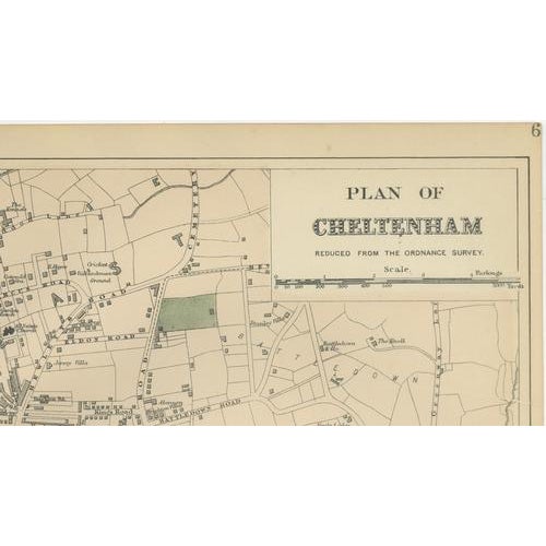 Large Scale Ordnance Atlas Map, 1885 For Sale - Image 6 of 11