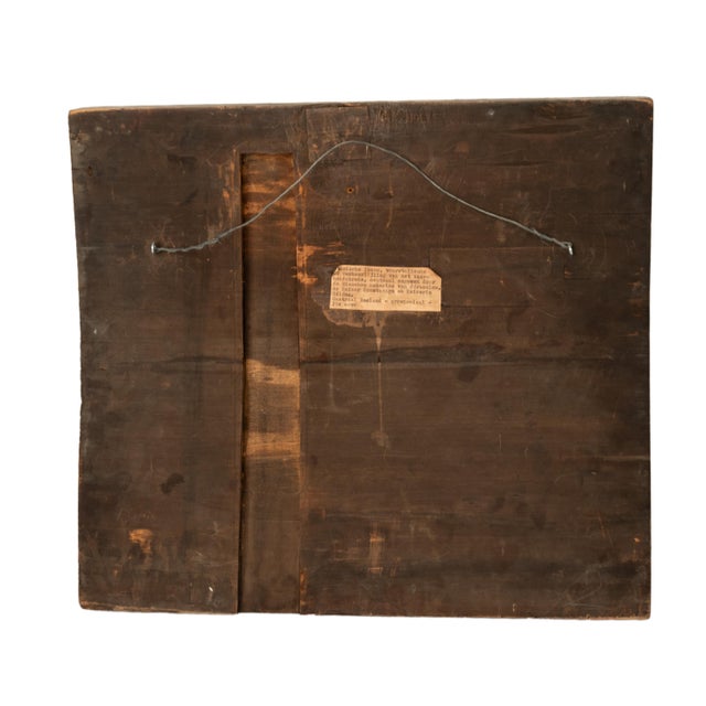 Antique Orthodox Icon St. Helena & Constantine Marcarius True Cross 1820 For Sale - Image 11 of 11