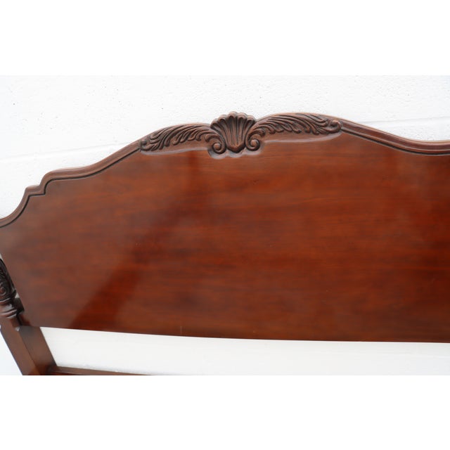 Drexel Heritage Queen Mahogany Poster Bed Chairish