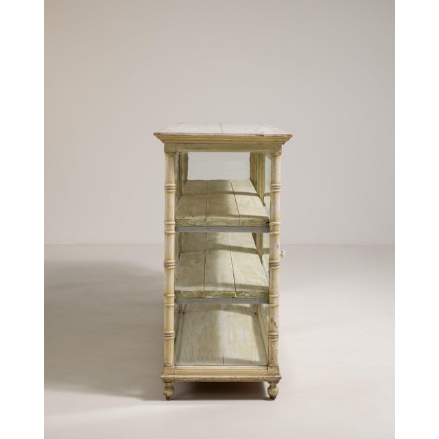 Faux Bamboo Display Vitrine, Antique, France, Early 20th Century For Sale - Image 14 of 16