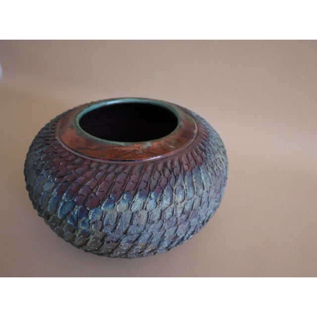 Japanese Textured Vessel by Robbrecht Troost For Sale - Image 3 of 6