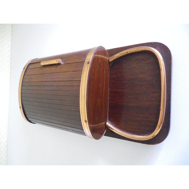 Art Deco Style Roll Top Cigarette Case, 1950s For Sale - Image 11 of 13