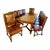 Gorgeous Cherrywood Dining Room Table With Ten 10 Chairs - Set of 11 For Sale