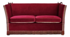 Danish Spanish Sofa in Furniture Velour with Ash Wood Legs, 1960s
