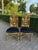 A magnificent set of six Italian Rococo Revival dining chairs, handcrafted circa 1900 and distinguished by their dramatic...