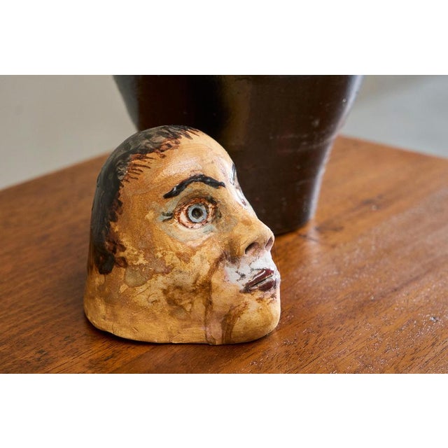 Studio Pottery Phantasy Head, 1970s For Sale - Image 4 of 10