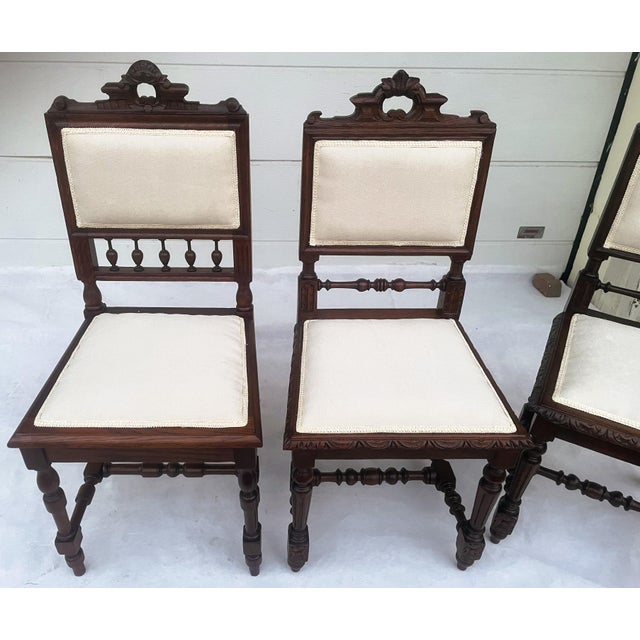 Neo-Renaissance Oak Chairs, 1900s, Set of 8 For Sale - Image 18 of 18