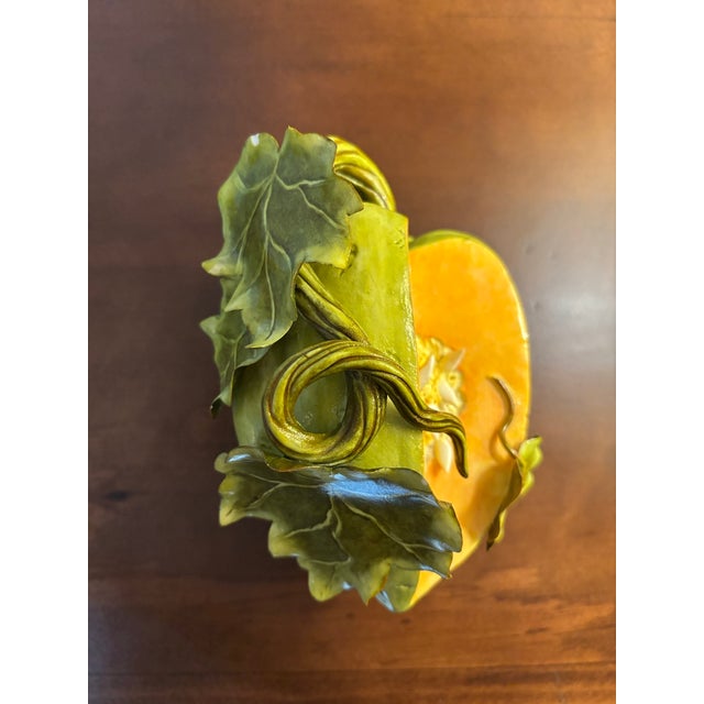 Beautiful Katherine Houston Porcelain Melon Sculpture For Sale - Image 13 of 16