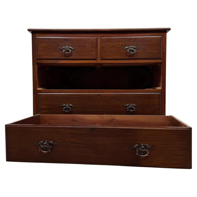 20th Century Mahogany Drawer Chest For Sale - Image 3 of 12