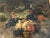 Realism Early 20th Cen. Continental Still Life With Grapes and Fruit For Sale - Image 3 of 11