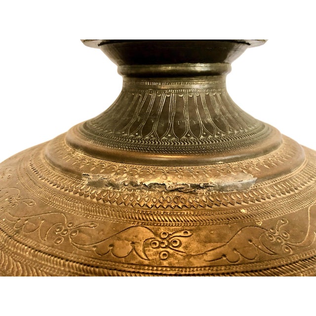 Bronze A Late 19th-Century Tamil Ritual and Utilitarian Bronze Water Vessel For Sale - Image 8 of 14