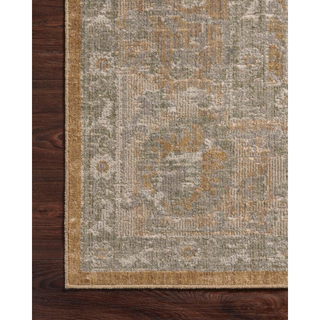 Loloi Rugs Chris Loves Julia x Loloi Rosemarie Gold / Sand 10'-0" x 14'-0" Area Rug For Sale - Image 4 of 6