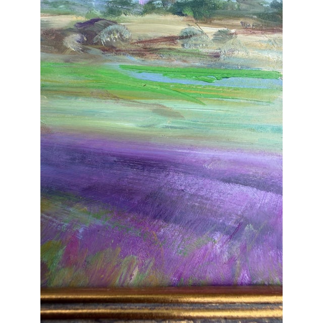 Framed French Provincial Lavender Landscape For Sale In New York - Image 6 of 18