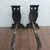 Striking Pair of Antique Owl Andirons For Sale - Image 4 of 4