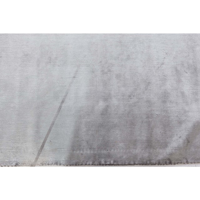Contemporary Gray Silk Rug by Doris Leslie Blau For Sale - Image 4 of 8