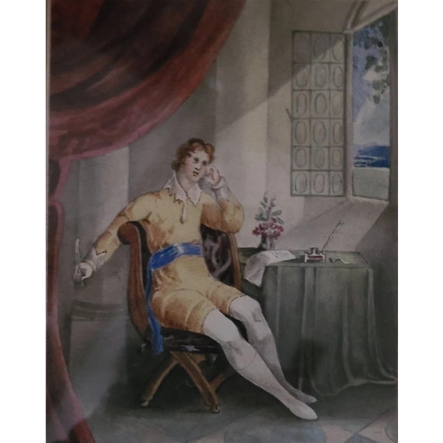 This is one of seven in a series of watercolor paintings titled “The Seven Ages of Men” that were adapted to Shakespeare’s...