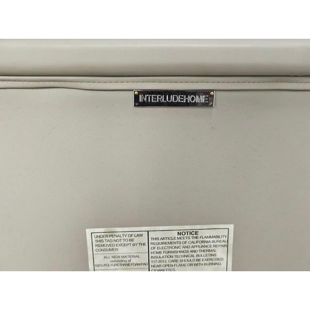 Interlude Home Tate Mid-Century Modern Dining Chair in Walnut & Cream Latte For Sale - Image 9 of 9