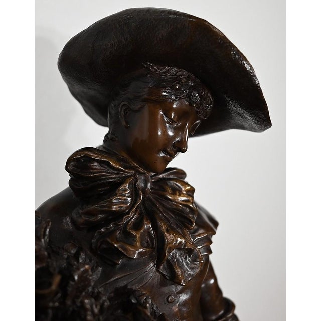 A. Gaudez, L’élégante et son chien, 19th Century, Bronze For Sale - Image 14 of 18