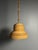 Mid-Century Italian Pencil Reed Rattan Bamboo and Brass Hanging Pendant Lamp, 1970s For Sale - Image 4 of 14