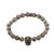 Bronze Dalmatian Jasper Beaded Dog Charm Bracelet For Sale - Image 8 of 8