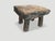 Andrianna Shamaris Low Antique Stool or Side Table For Sale - Image 4 of 5