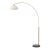 1960s Nova of California Morelli Simple Brass Floor Lamps - 76 Inch Mid Century Modern, Marble Base, Dimmer Switch For Sale