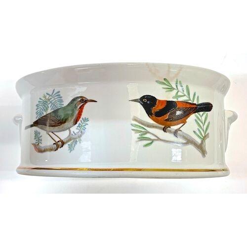 Ceramic Vintage French Lourioux Bird Porcelain Tureen For Sale - Image 7 of 12