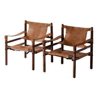 Safari Easy Chairs, Denmark, 1960s, Set of 2 For Sale