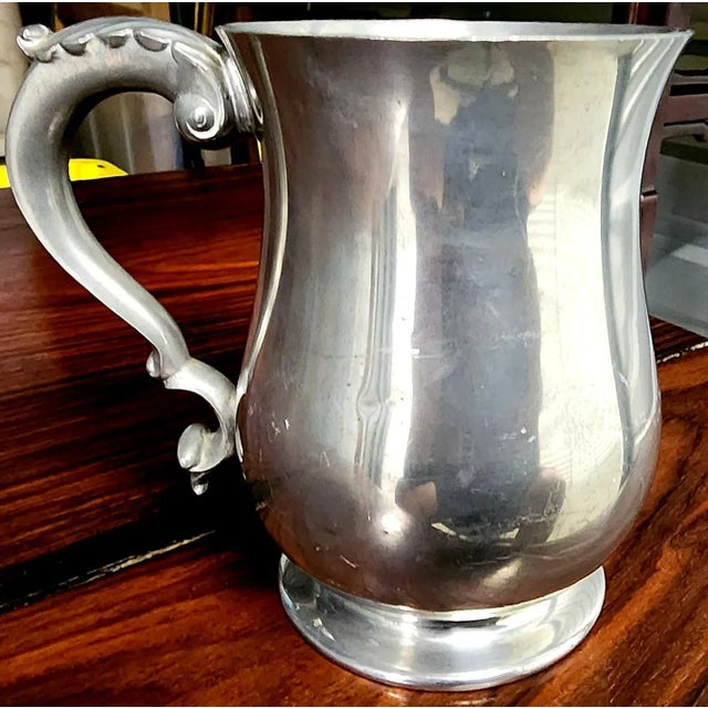 Rand Vintage English Pewter Tankard Mug For Sale - Image 10 of 13