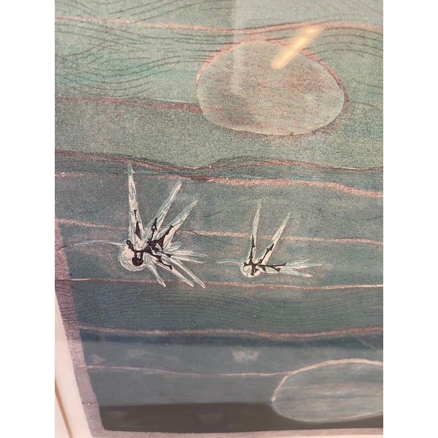 Mid-Century Modern Nautical Silkscreen Print, Signed and Numbered, Circa 1950s - Edition 3/100 For Sale - Image 9 of 10