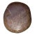 Late 20th Century Red Brown Stone Marble Plate For Sale